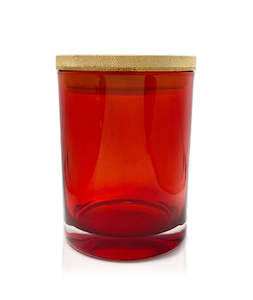 Christmas Sale: Vogue Tumbler - Red Jar  with Wooden Lid 250ml
