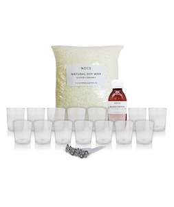 School Holiday Activities: Mini Votive Soy Candle Making Kit - Single Fragrance