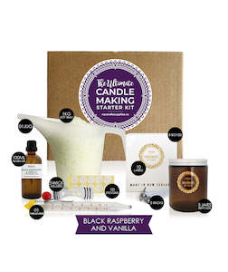 School Holiday Activities: The Ultimate Candle Making Starter Kit - Black Raspberry & Vanilla