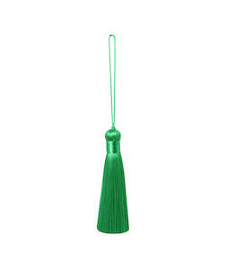 Emerald Green Metallic Tassel