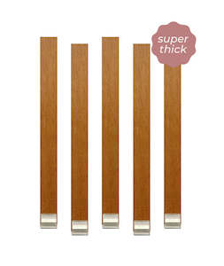 Kings Birthday Sale: Super Thick 12mm x 15cm Wooden Wicks with Metal Base