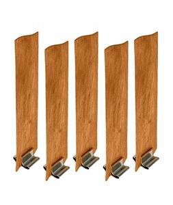 30mm x 12cm Curved Wooden Wicks with Metal Base