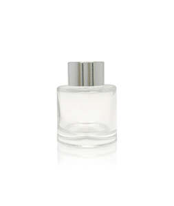 Diffuser Bottles: 50ml Diffuser Bottle - Silver Collar