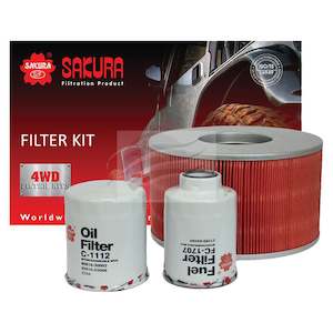 Sakura K-11260 Filter Kit Suits Toyota Landcruiser HDJ100 1HD-FTE