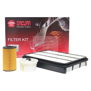 Sakura K-11071 Filter Kit Suits Toyota Land Cruiser VDJ76 VDJ78