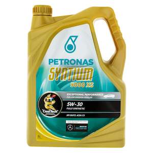 Engine Oil: Petronas 5 Litre 5W-30 Syntium 5000 XS Fully Synthetic Engine Oil