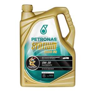 Engine Oil: Petronas 5 Litre 5W-30 Syntium 3000 FR Fully Synthetic Engine Oil