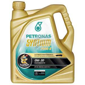 Engine Oil: Petronas 5 Litre 0W-30 Syntium 7000 E Fully Synthetic Engine Oil