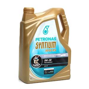 Engine Oil: Petronas 5 Litre 5W-30 Syntium 5000 RN Fully Synthetic Engine Oil for Renaults