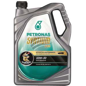 Engine Oil: Petronas 5 Litre 10W-30 Syntium 800 Semi Synthetic Engine Oil