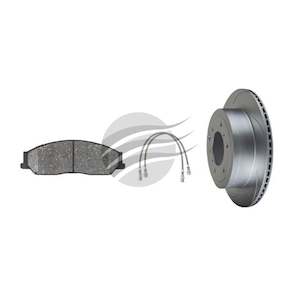 Brake Rotors: HULK CDUK-03 Brake Upgrade Kit Front Ford Ranger PX. Mazda BT50