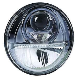 Headlights: Narva 72106 7" Round Led Headlight 9-33V Hi Beam W/ Park Light & Drl