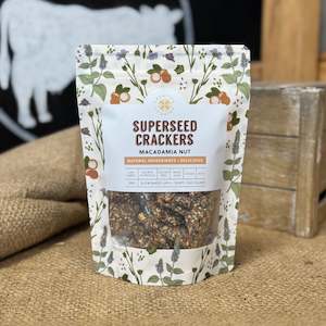 Pantry: Creative Kitchen Macadamia Nut Superseed Crackers, 120g