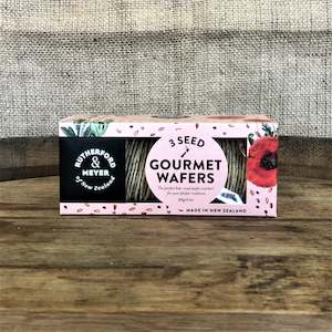 Pantry Crackers: Rutherford & Meyer 3 Seed Gourmet Wafers, 60g