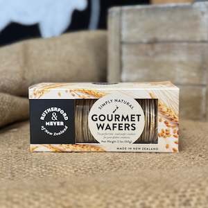Pantry Crackers: Rutherford and Meyer Natural Goumet Wafers, 60g
