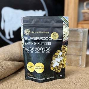 Pantry Crackers: Natural Abundance Hemp and Almond Crackers, 100g