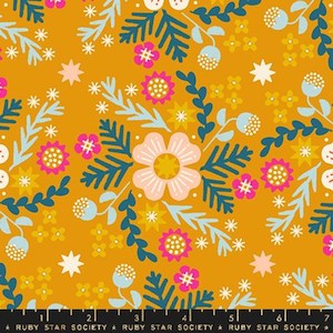 Bolts: Ruby Star Society - Wild Flowers Linen Canvas