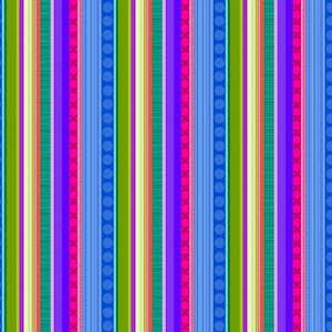 Summer Garden - Stripes in Brights to coordinate with the Summer Garden range