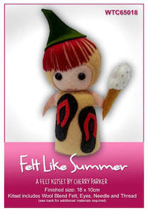 Sewing Kits For Children Felt: Felt Kit - Felt Like Summer Doll