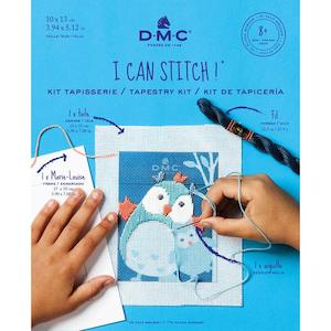 Needlework Kits For Children: DMC I Can Stitch It Kit for Children & Learners - Filou the Owl