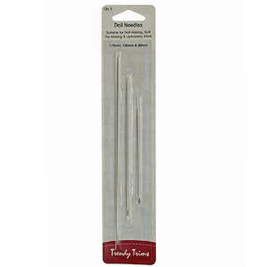 Sewing Quilting Haby: Trendy Trims - 3 Doll Needles