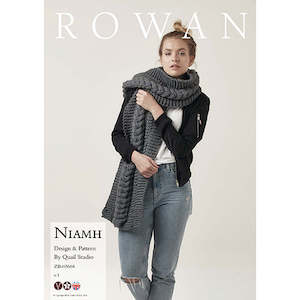 Rowan Yarn Booklets: Rowan Knitting Pattern - Niamh Oversized Cabled Scarf by Quail Studio using Rowan Big Wool