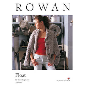 Rowan Yarn Booklets: Rowan Knitting Pattern - Float Oversized Cape with Shawl Collar by Kim Hargreaves using Rowan Big Wool