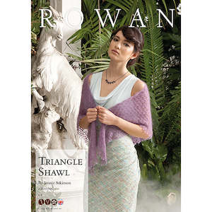 Rowan Yarn Booklets: Rowan Knitting Pattern - Triangle Shawl by Jennie Atkinson using Kidsilk Haze