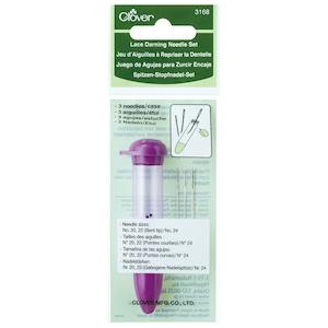Clover: Clover C3168 - Lace Darning Needle Set - Includes handy carrying case