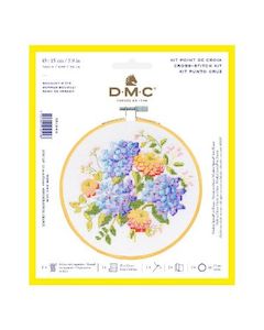 DMC Counted Cross Stitch Kit - Summer Bouquet  (includes hoop!)