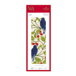 Victoria Albert Museum Needlework Collection: Victoria & Albert Museum Bookmark Kits - 'Bird and Berry' by Charles Voysey
