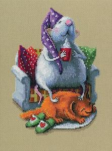 RTO Cross Stitch Kit - Who Runs the House?