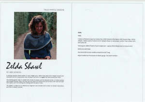 Sale Patterns: Truly Myrtle - Zelda Shawl Pattern for Ladies in 5-ply / Sport