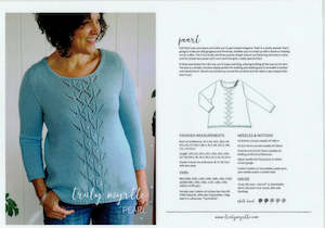 Sale Patterns: Truly Myrtle - Pearl Pullover Pattern for Ladies in 8-ply / DK