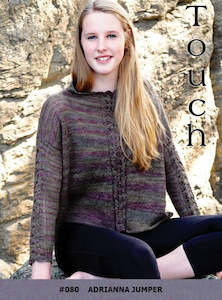 Sale Patterns: Touch Knitting Pattern 80 - Ladies Adrianna Jumper in 2-ply / Lace-weight
