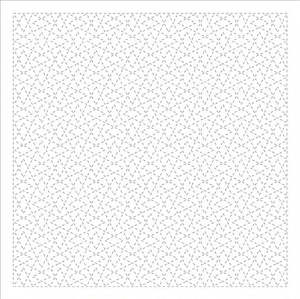 Daruma - Pre-printed Sashiko Fabric in Mountain Range design on White Background