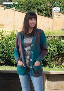 Naturally Knitting Pattern N1451 - Ladies Hip-length Cardigan with pockets in 12&hellip;