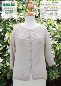 Naturally Knitting Pattern N1433 - Ladies Short Sleeved Summer Cardi in 4-ply / &hellip;
