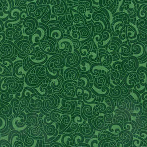 Maori Prints: Moko - Emerald