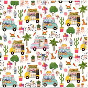 Sale Fabrics: Gourmet to Go by Stephanie Peterson Jones for P&B Textiles