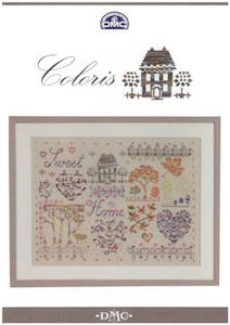 Sale Needlework: DMC Cross-stitch chart - DMC Coloris Home Sweet Home Sampler
