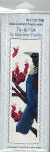 CraftCo Cross-stitch bookmark kit - Tui & Flax