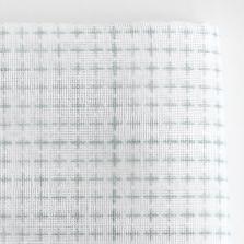 Daruma - Sashiko Fabric with Pre-printed Grid - White
