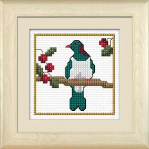 Craftco Kits: CraftCo Cross-stitch kit - Kereru, the Wood Pigeon