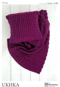 Sale Patterns: UKHKA 146 - Easy Throw and Cushion in 14-ply / Chunky