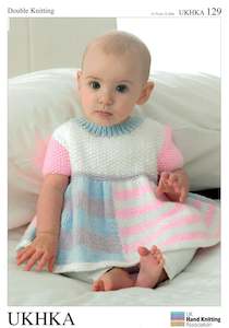 Sale Patterns: UKHKA 129 - Baby Dress in DK / 8-ply