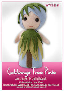 Sewing Kits For Children Felt: Felt Kit - Cabbage Tree Pixie