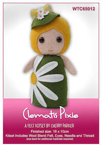 Sewing Kits For Children Felt: Felt Kit - Clematis Pixie