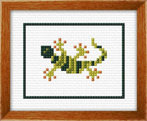 CraftCo Cross-stitch kit for children - Gecko