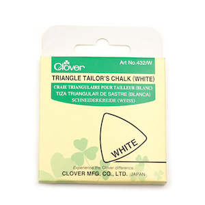 Sewing Quilting Haby: Clover 432 - Triangle Tailor's Chalk White